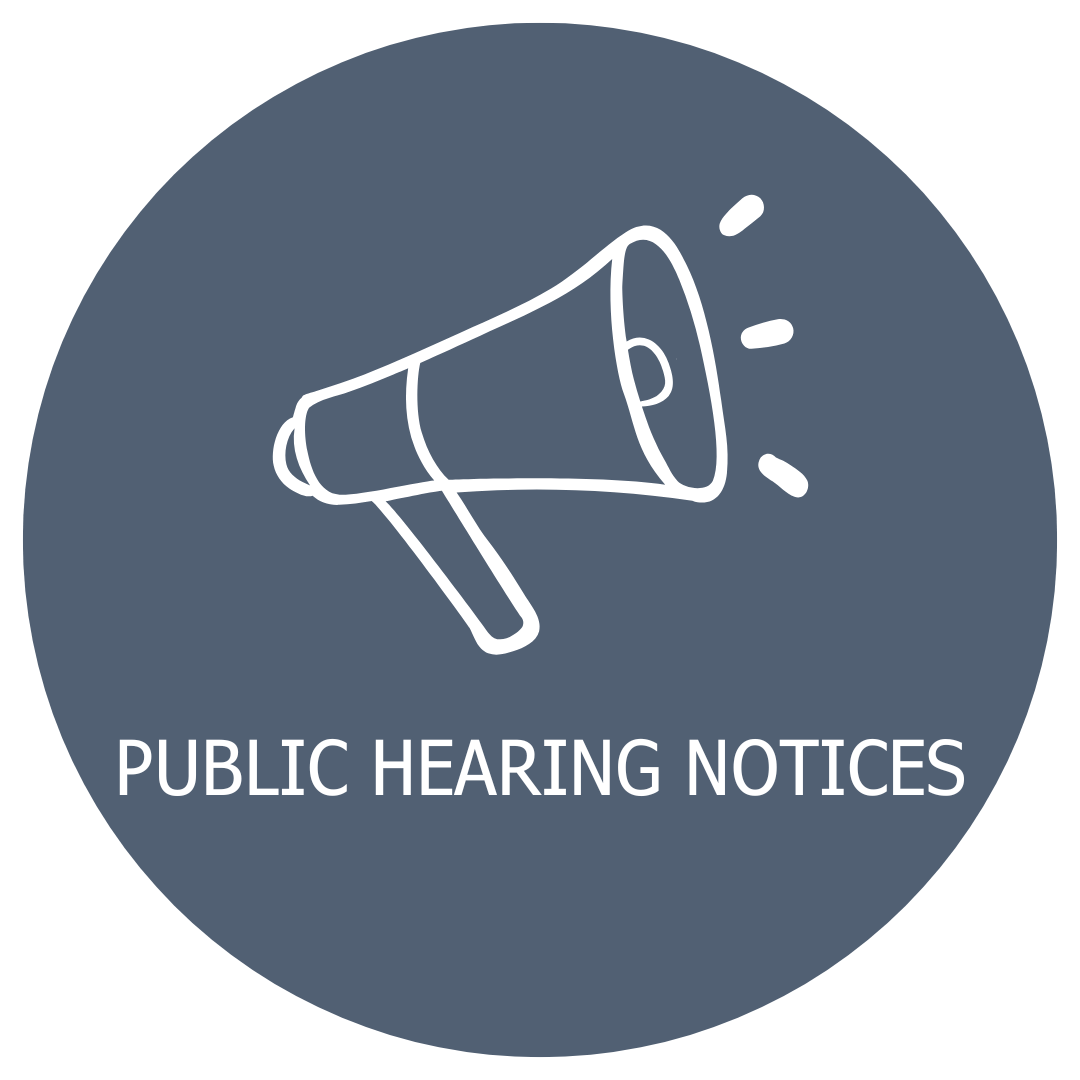 Blue Background Icon Showing Megaphone 